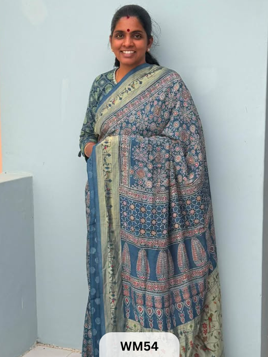 MODAL WITH PAITHANI SAREE