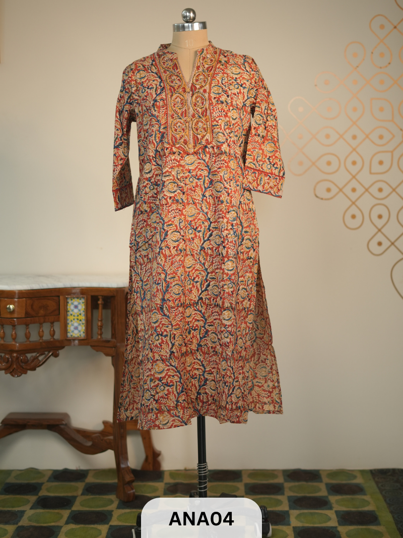 KALAMKARI KURTI TOP