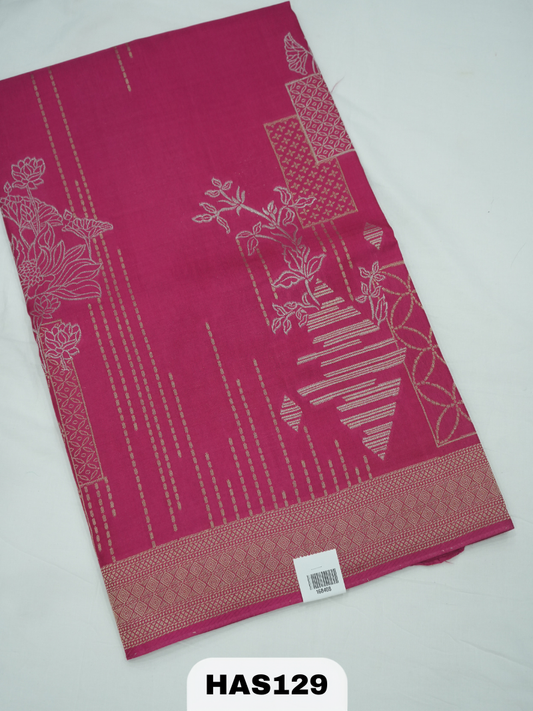 BANARAS DOLA SILK SAREE WITH BORDER