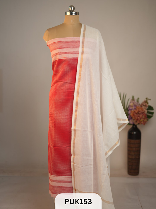 PATTEDA ANCHU INSPIRED SALWAR SUIT - 3PCS