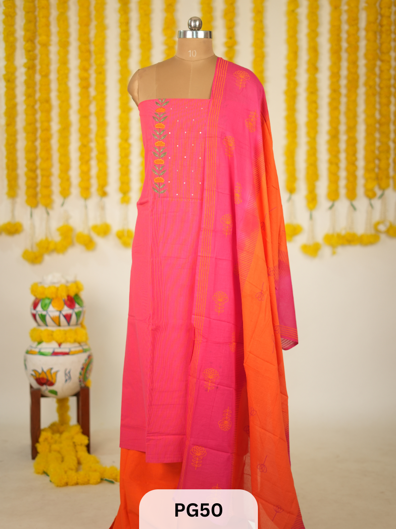PREMIUM SOFT COTTON HANDBLOCK SALWAR SUIT