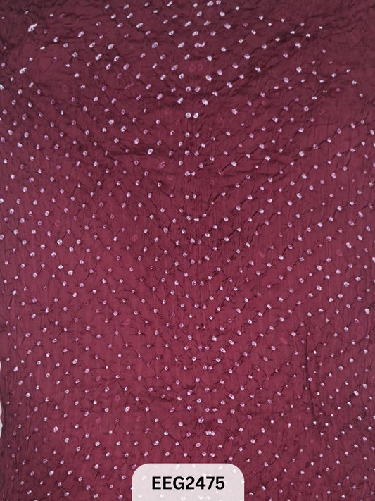 PLAIN MODAL BANDHEJ RUNNING FABRIC-1 MTR