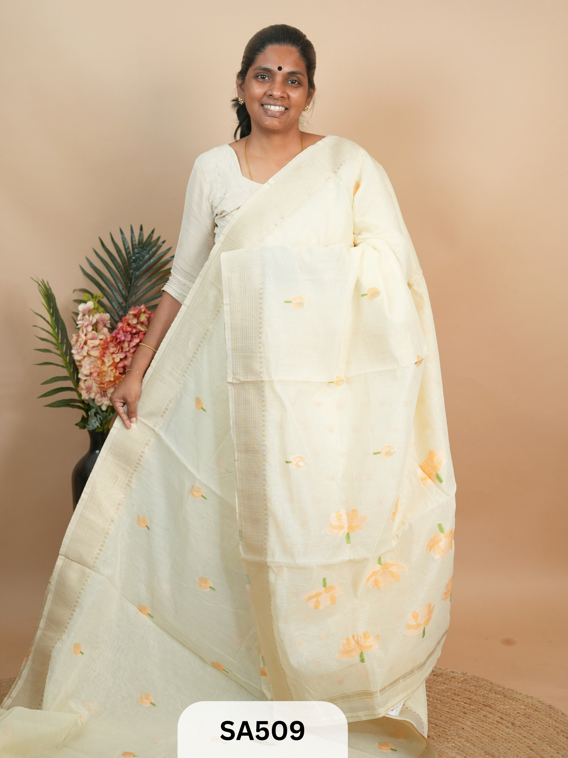 Jamdani jeq. Saree-5/3 Saree Story with Shanmuga Priya