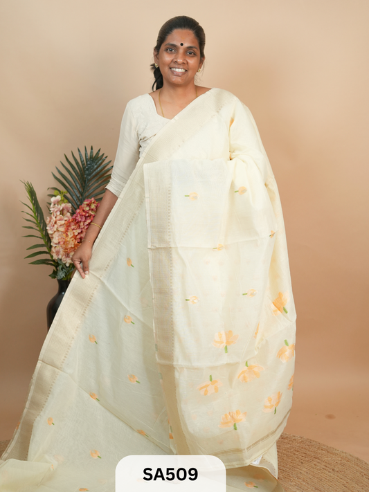 Jamdani jeq. Saree-5/3 Saree Story with Shanmuga Priya