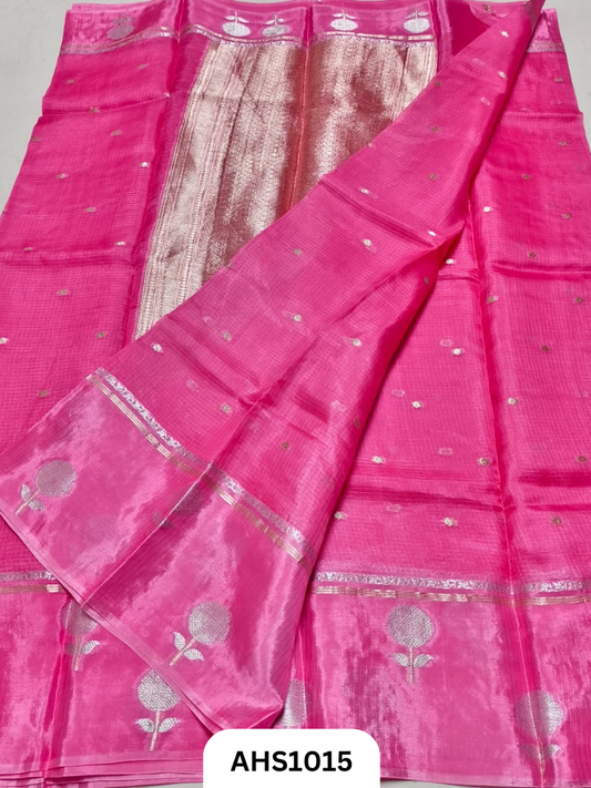 Kota Kataan Silk Weaving Saree With Blouse