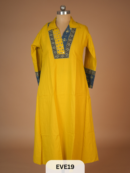PURE COTTON KURTI - A LINE