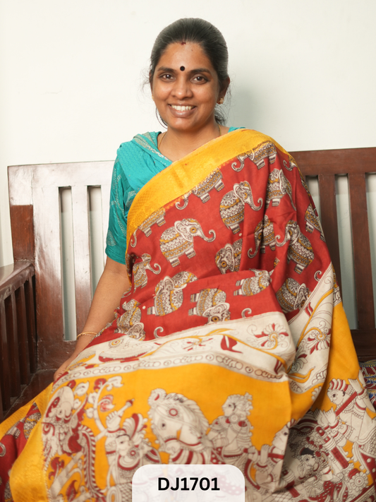 KALAMKARI CHENNURI SILK