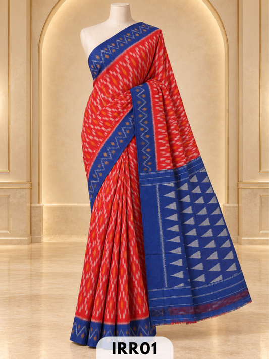 PURE IKKAT HANDLOOM SAREE