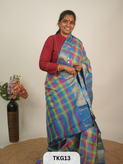 MADRAS KATTAM SAREE