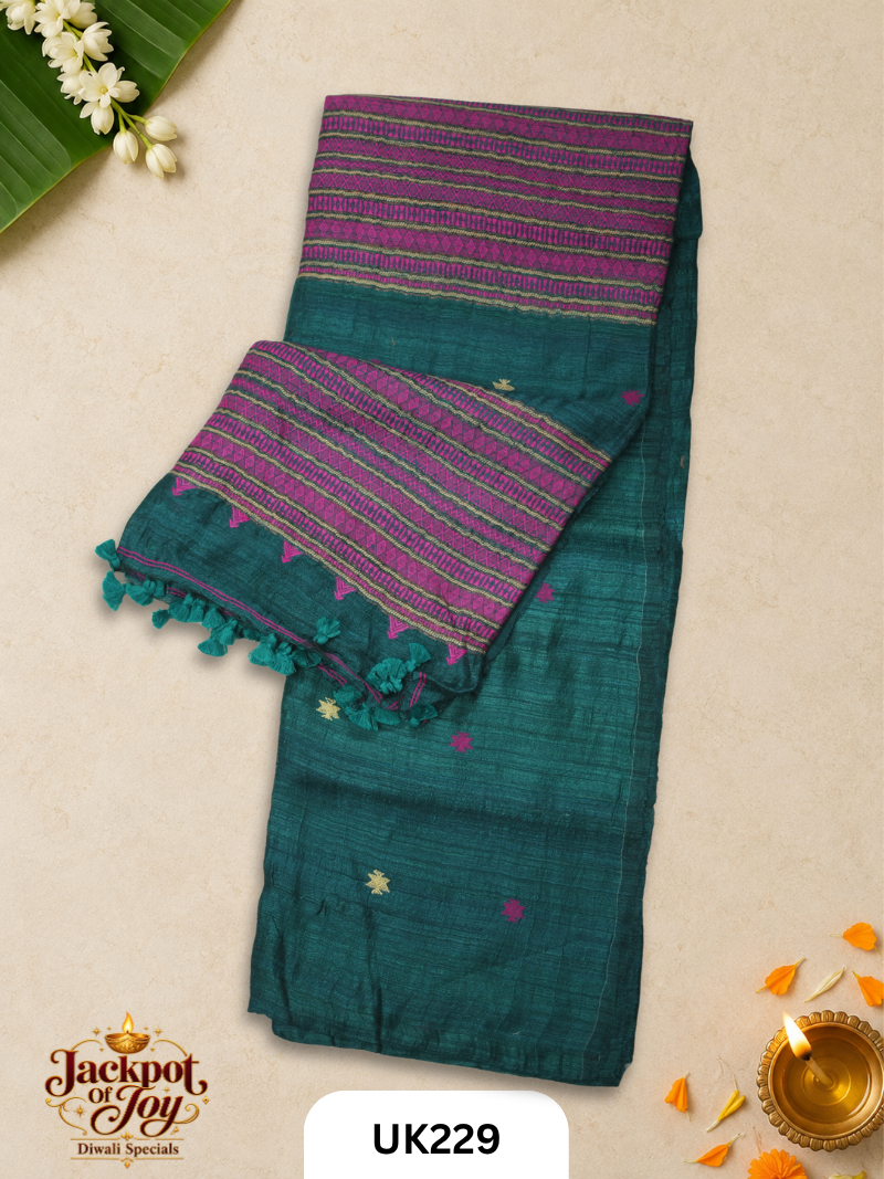 Exclusive Bhujodi Pure Matka Silk Saree