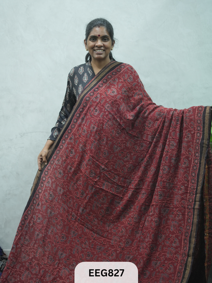 KOTA DORIA AJRAKH SAREE