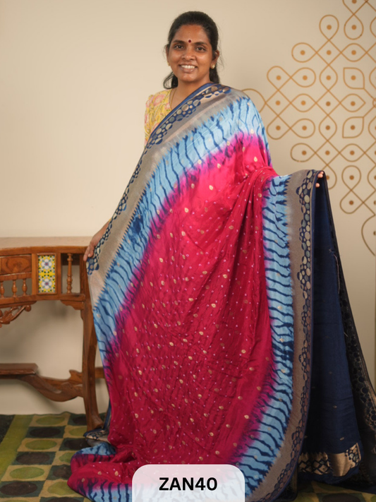 BANARASI BANDHINI - VISCOSE SAREE