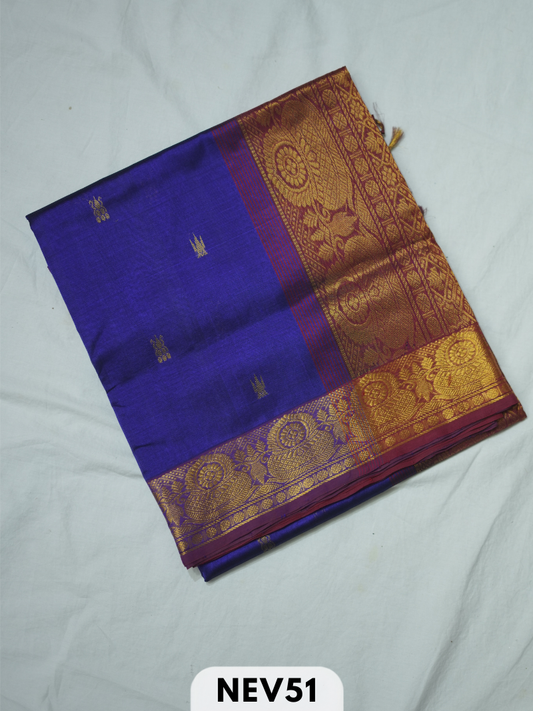 RICH PALLU WITH BUTTA SILK COTTON SAREE