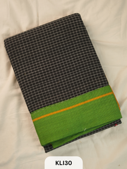 PURE HANDLOOM PETTADA ANCHU SAREE