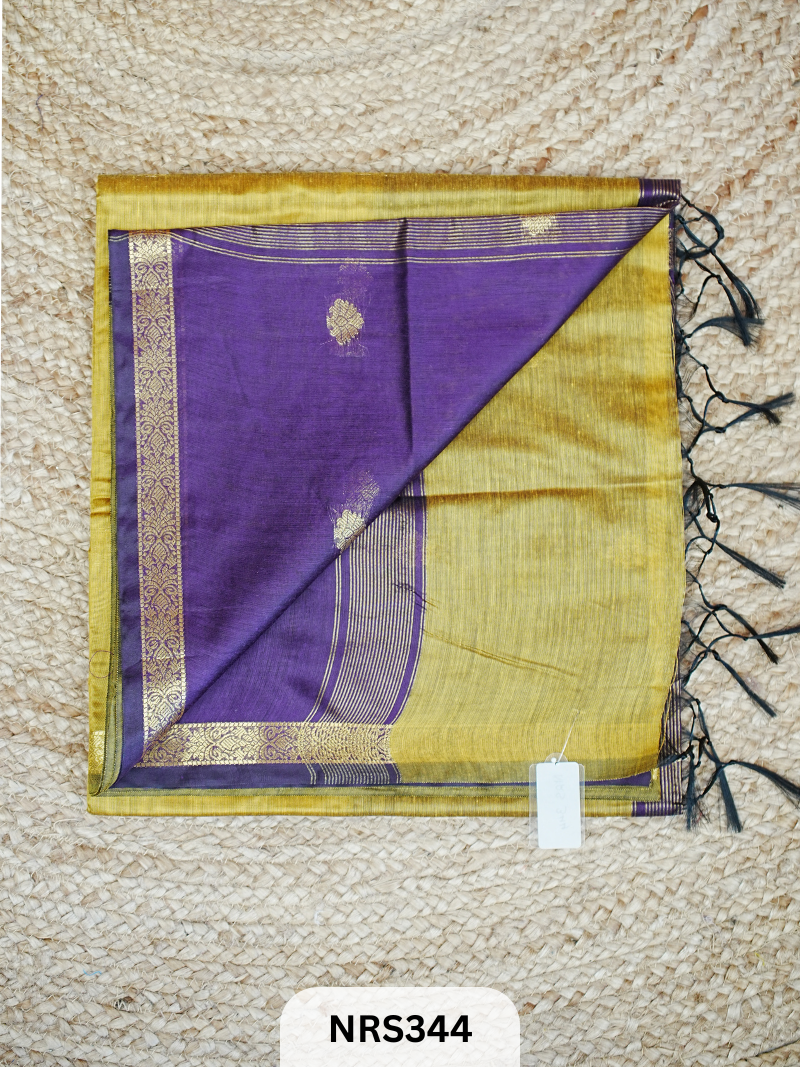 CHANDERI INSPIRED MAHESWARI SAREE