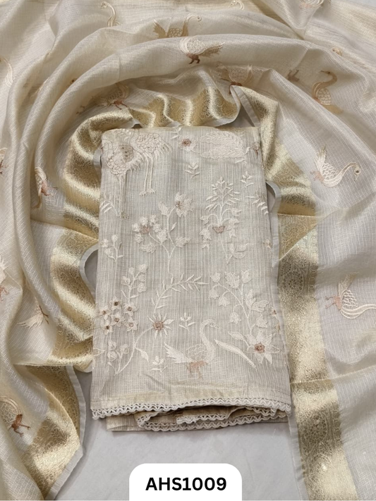 Soft Silk Tissue Kota & Dupatta  - Top and Duptta 2.5mtr