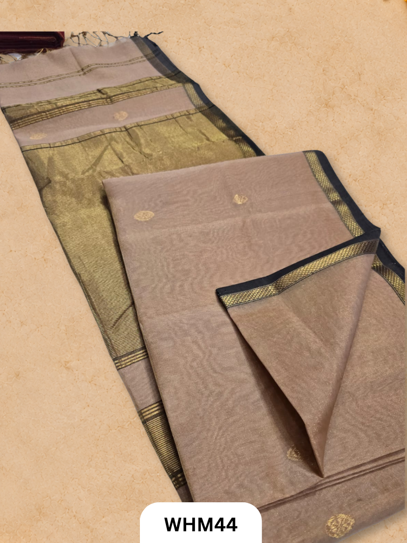 Tissue Maheshwari handloom all over ruhi full  butti saree