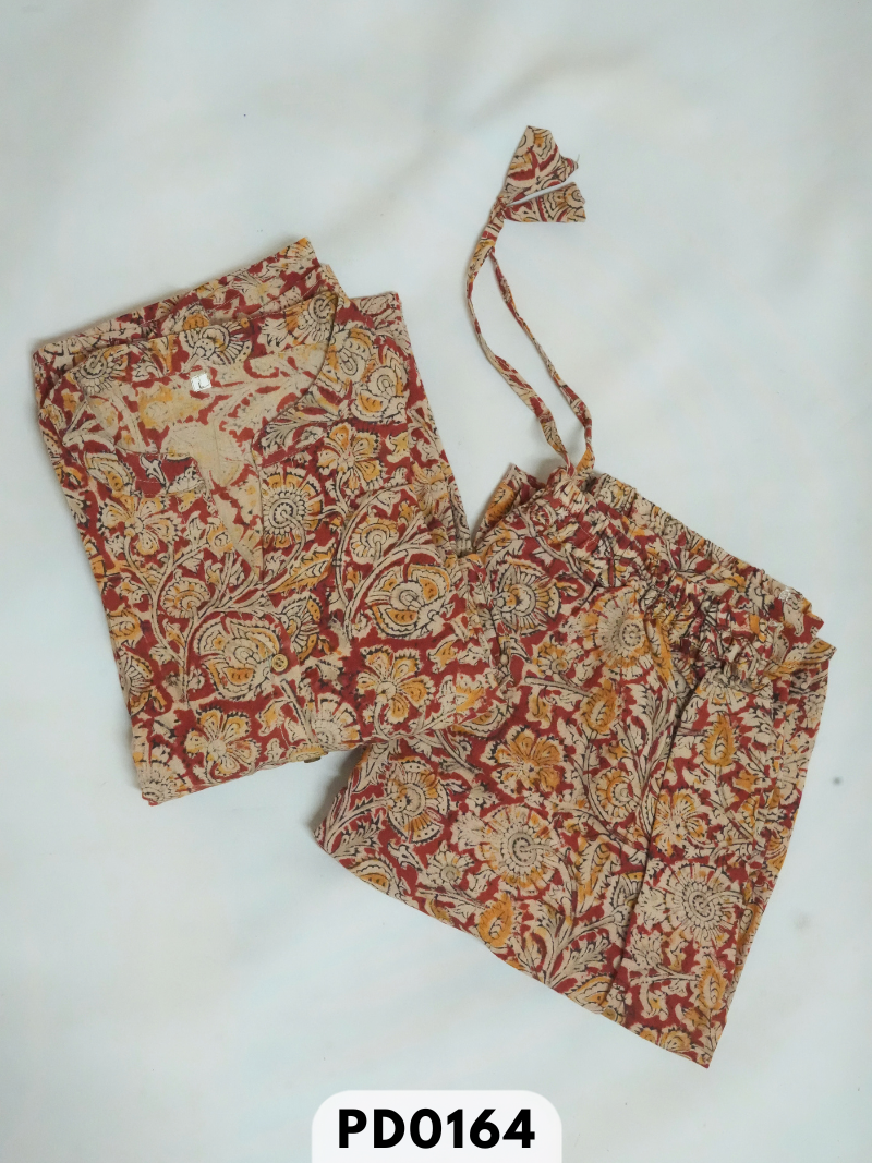 KALAMKARI 2 PCS KURTI SET