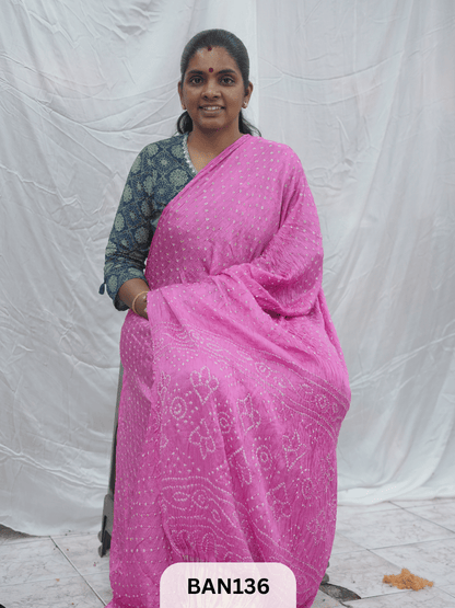 100% VEGAN SILK WITH LAGDI PATTA SAREE