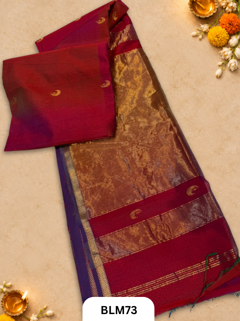 Maheshwari Chand Butti Saree