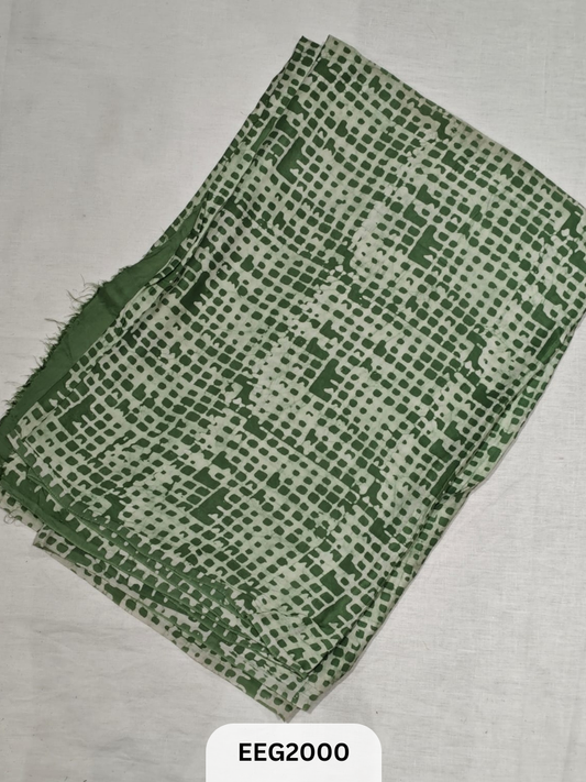 MODAL SILK WITH AJRAKH BATIK HANDBLOCK PRINT - 1MTR