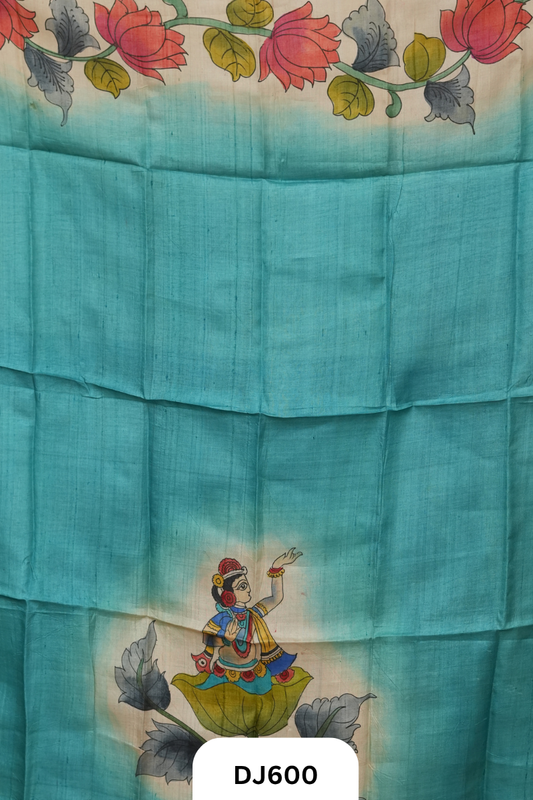 Tussar Hand Paint  Blouse