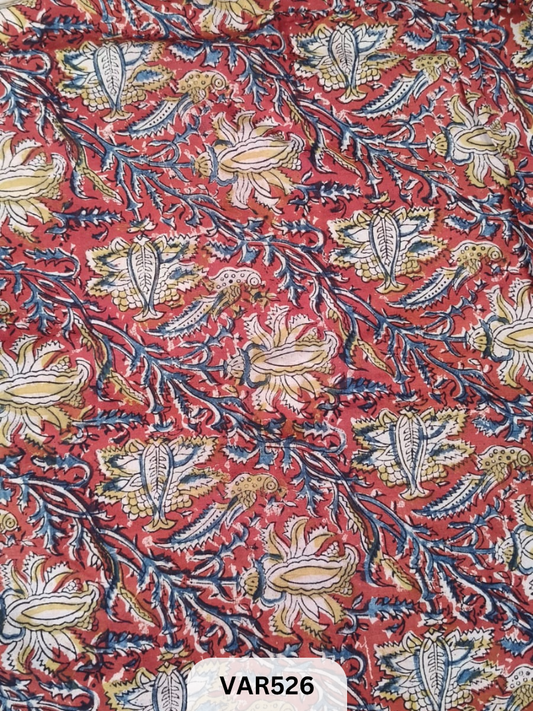 Kalamkari Hand printed - Fabric -2mtr