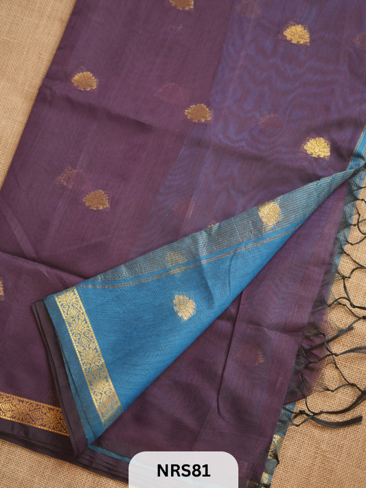 CHANDERI INSPIRED MAHESWARI SAREE