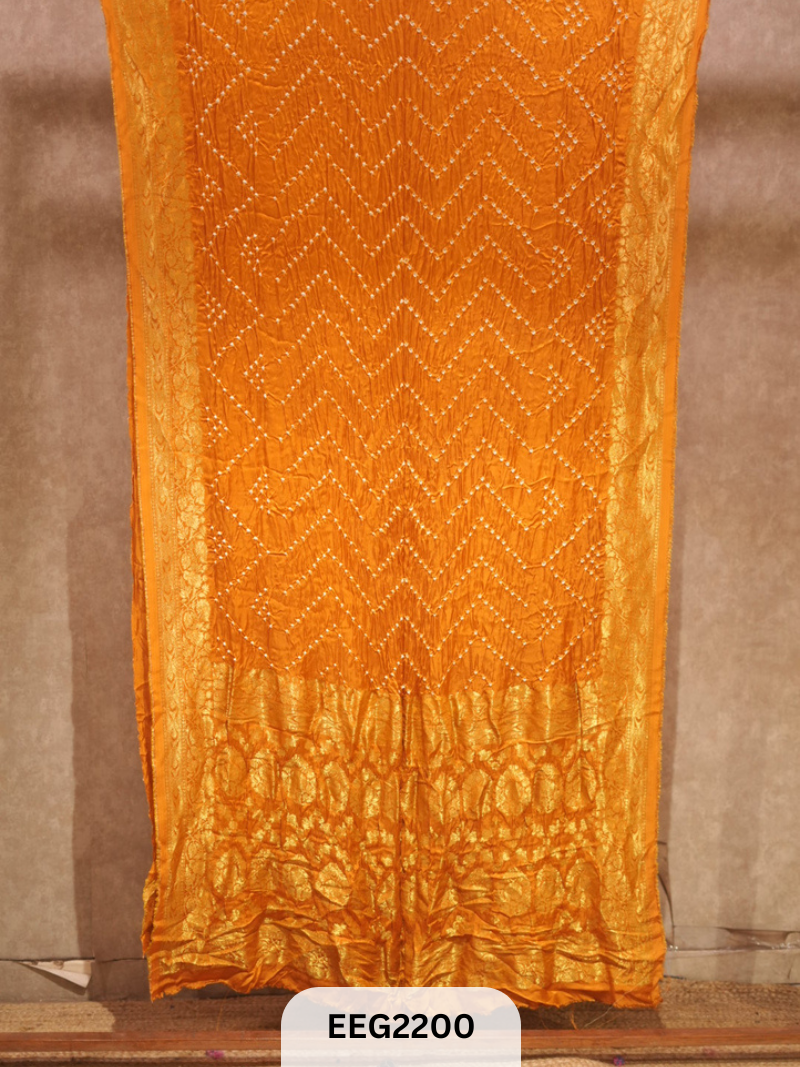 MODAL FUSIOIN SAREE WITH DOLA BORDER - EXCLUSIVE