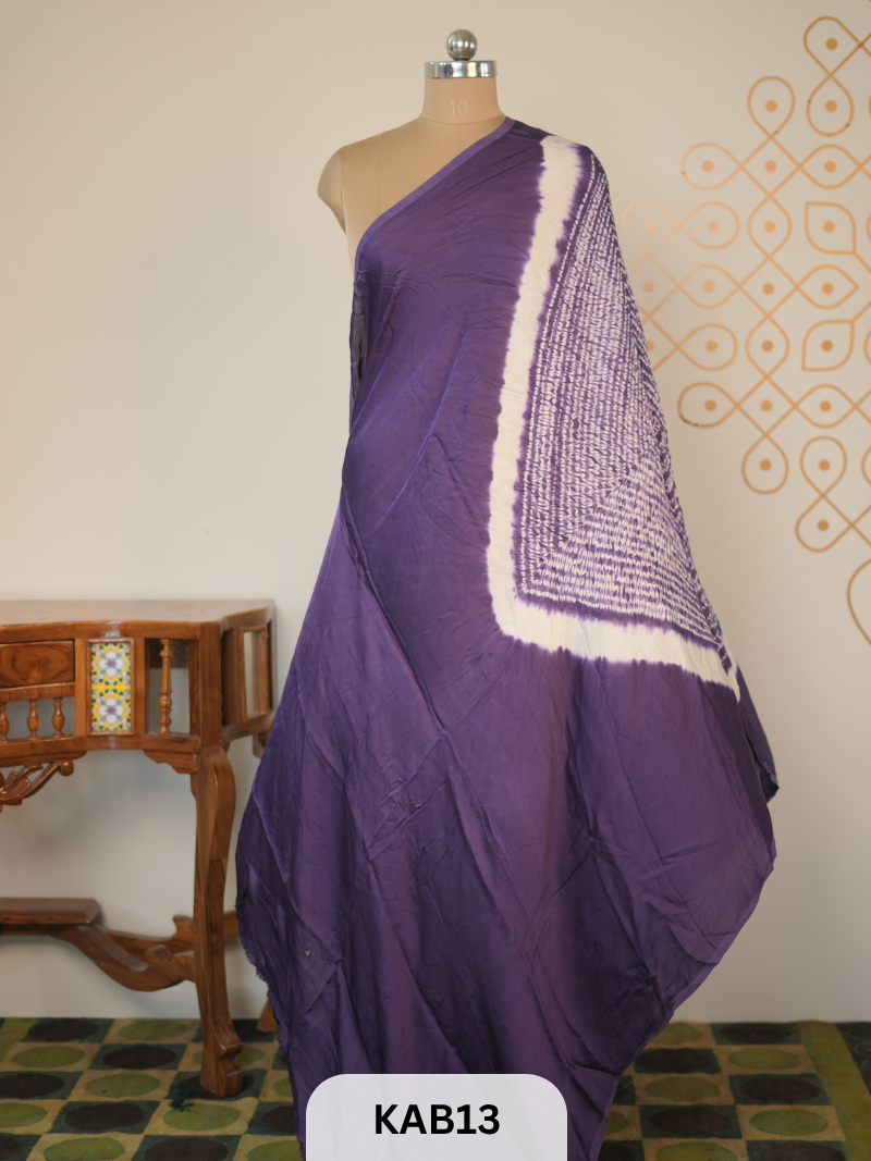 MODAL WITH HAND SHIBORI DUPPATA 2.5MTR