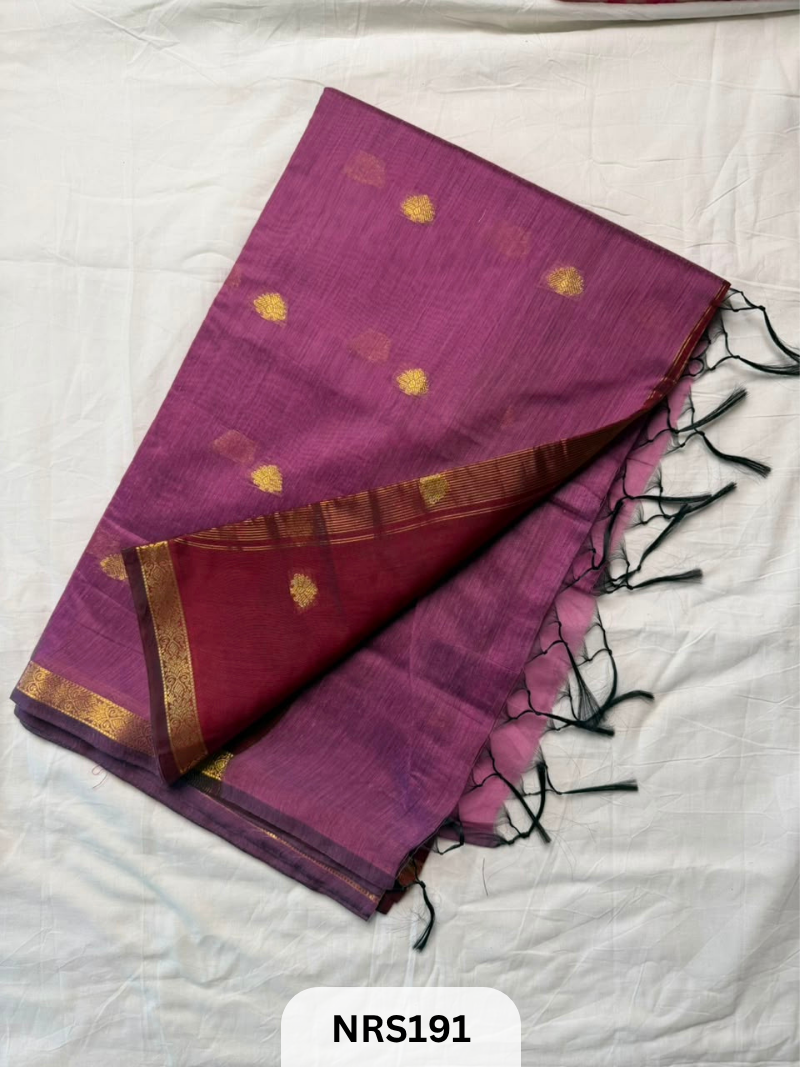 CHANDERI INSPIRED MAHESWARI SAREE