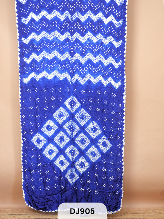 BANDHANI  WITH SHIBORI SAREE