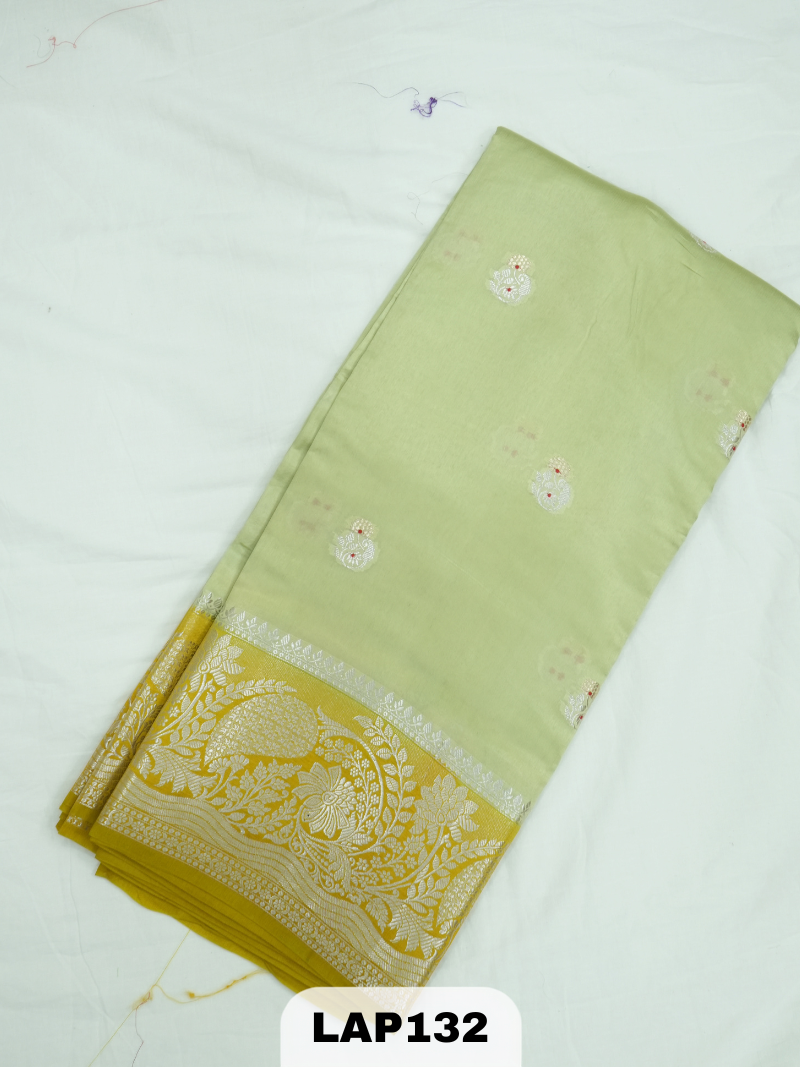 Banaras kora dupion silk saree