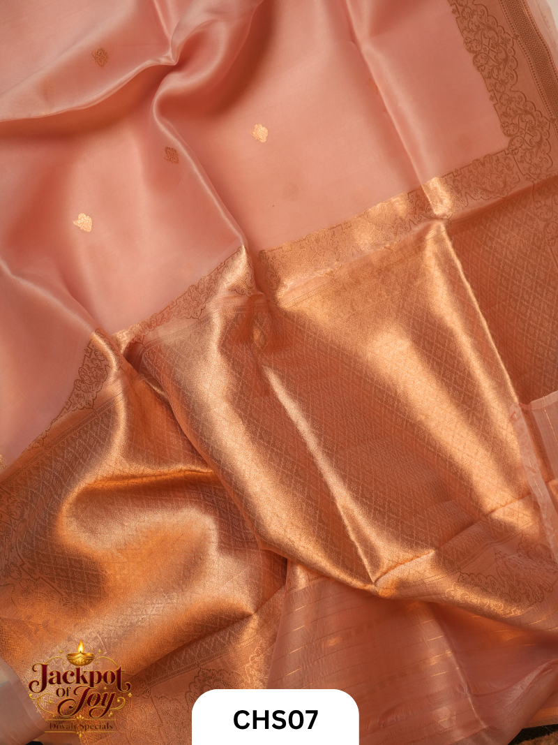 Pure Handloom Organza Saree