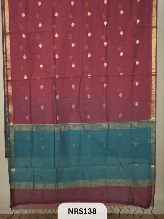 CHANDERI INSPIRED MAHESWARI SAREE
