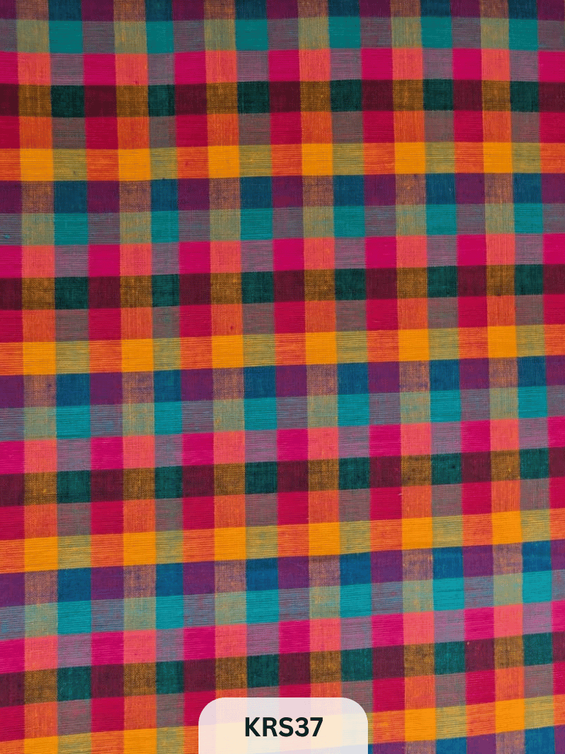 MADRAS KATTAM FABRIC-1 MTR