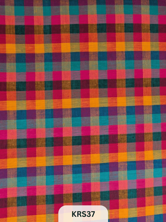 MADRAS KATTAM FABRIC-1 MTR