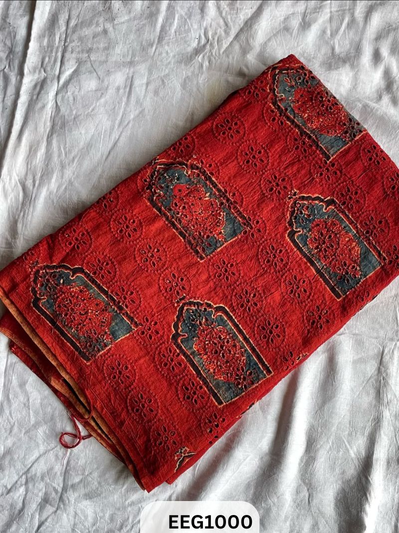 PREMIUM COTTON HAKOBA AJRAKH FABRIC-1MTR