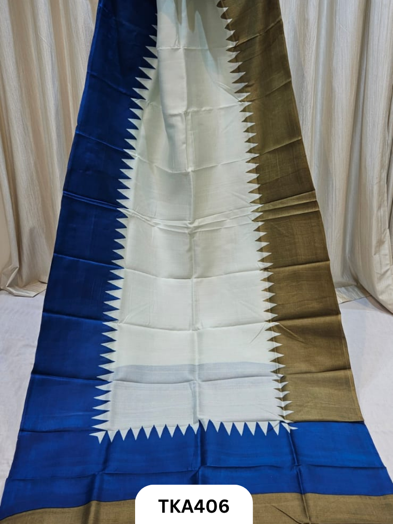 Murshidabad Silk Hand Painted Saree