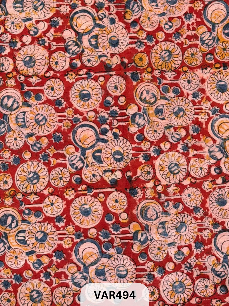 Kalamkari Hand printed - Fabric -1.5mtr