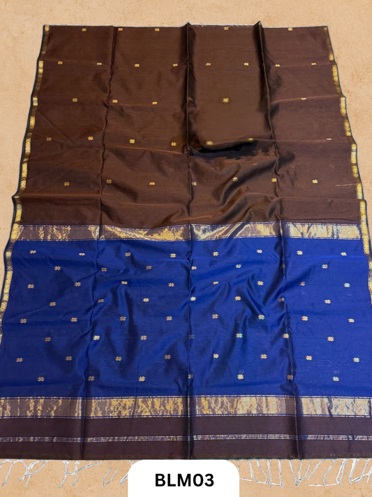 Maheshwari Star Buti Saree - JACKPOT