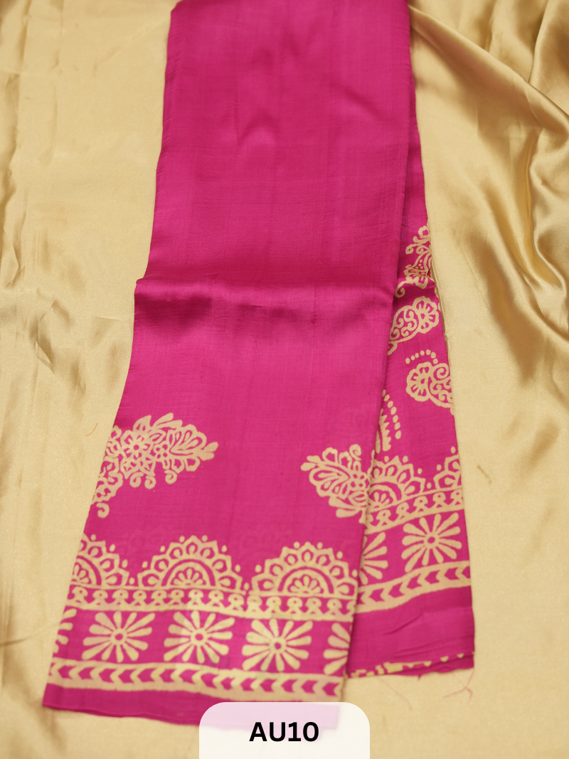 SOFT SILK BLEND TUSSAR | WITH BLOUSE