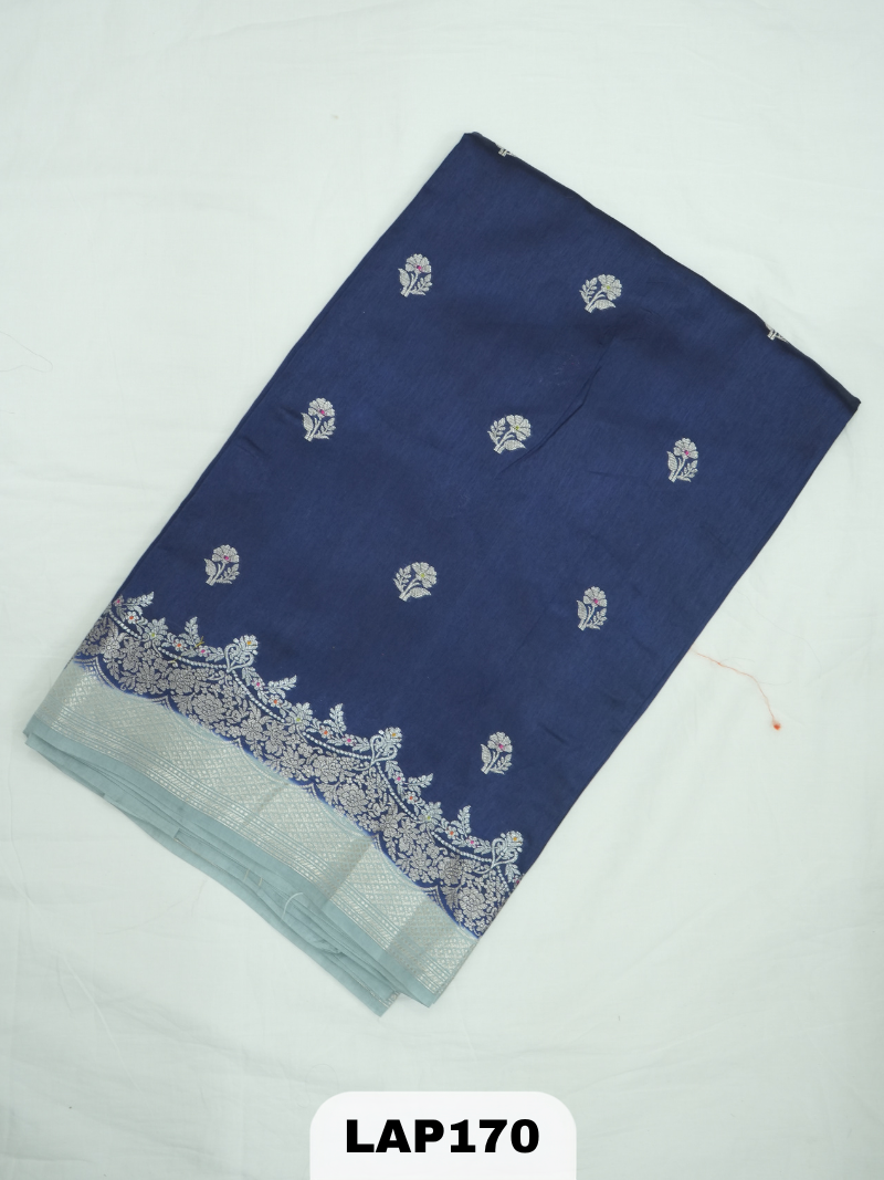 Banaras kora dupion silk saree