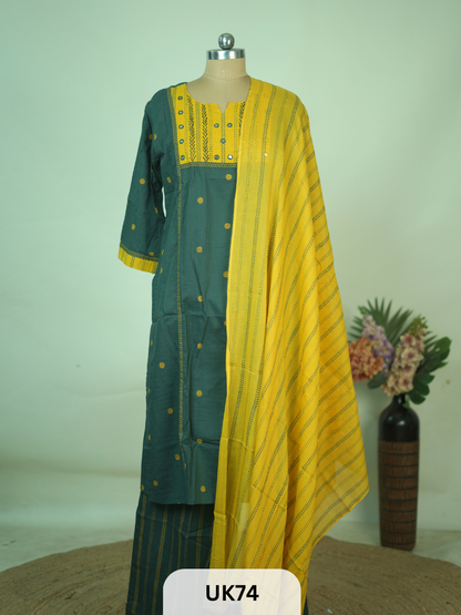 HANDLOOM HANDCRAFTED 3PCS SET - 3XL (46)