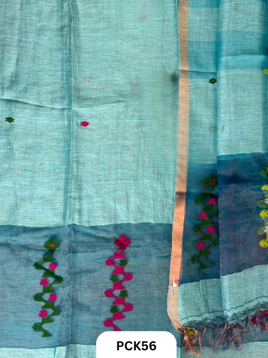 Pure Linen silk Salwar 2pcs set
