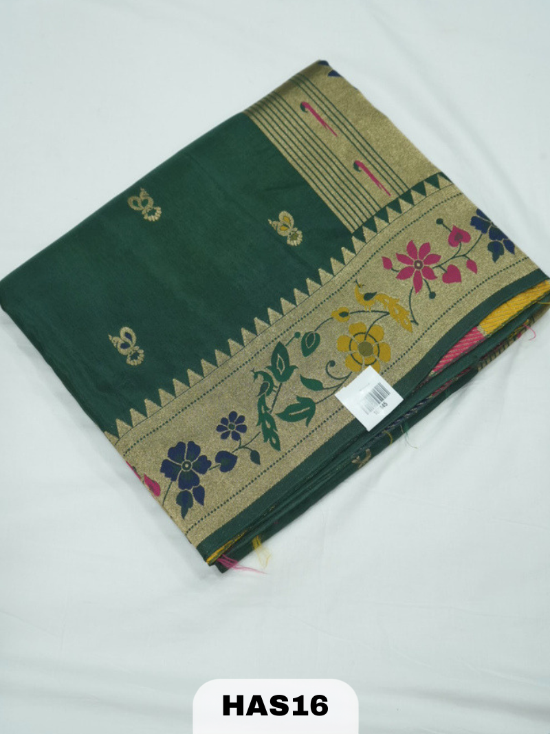 BANARAS DOLA SAREE WITH BORDER