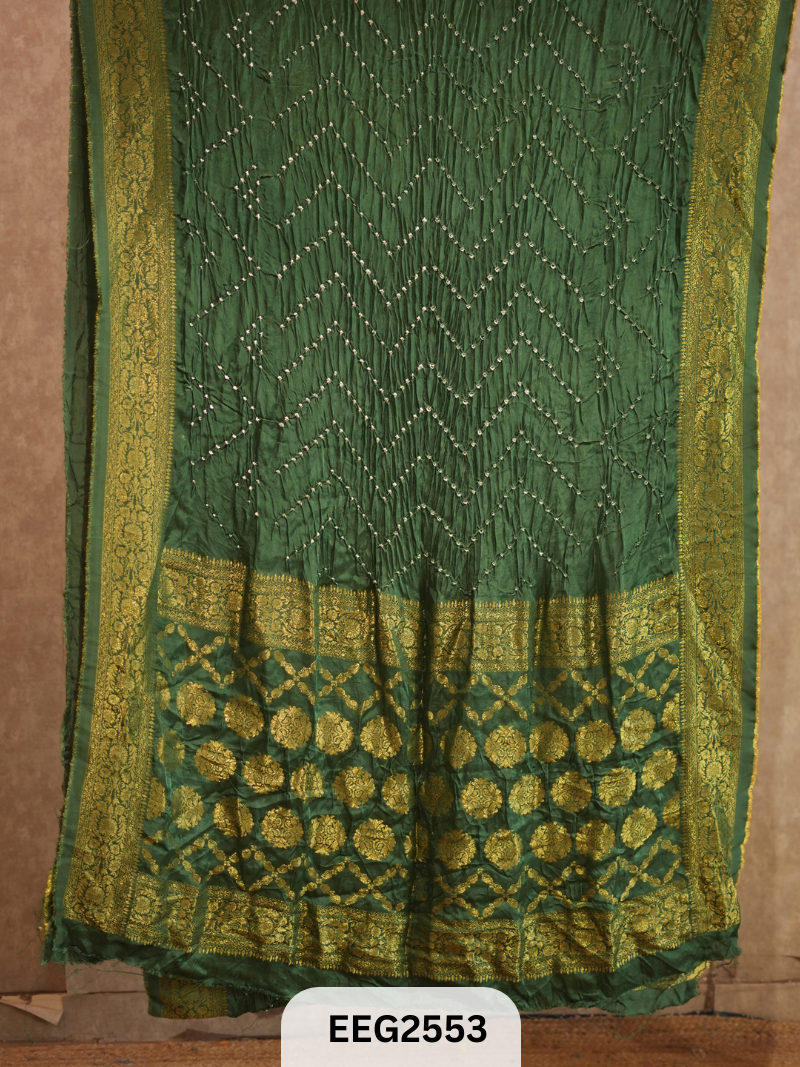MODAL FUSIOIN SAREE WITH DOLA BORDER - EXCLUSIVE