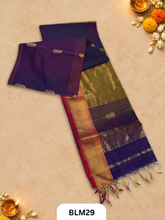 Maheshwari Gajlakshmi buta sarees