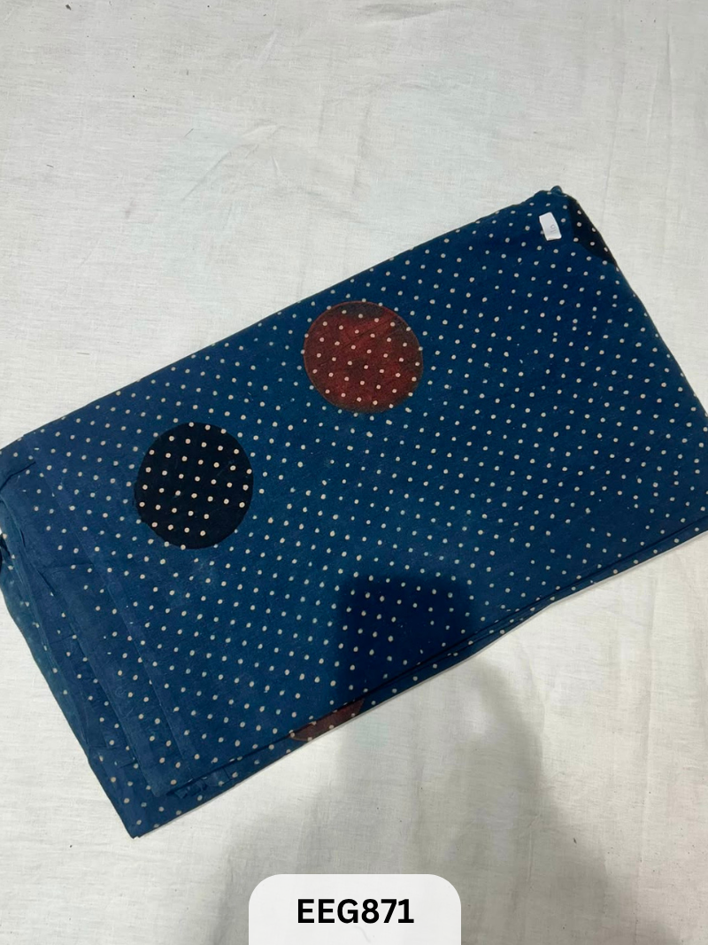 COTTON AJRAKH FABRIC-1MTR