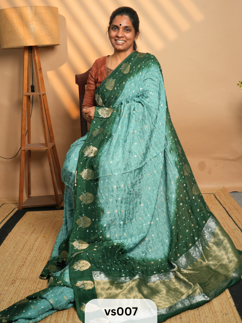 RAW MANGO X BANDHANI SAREE